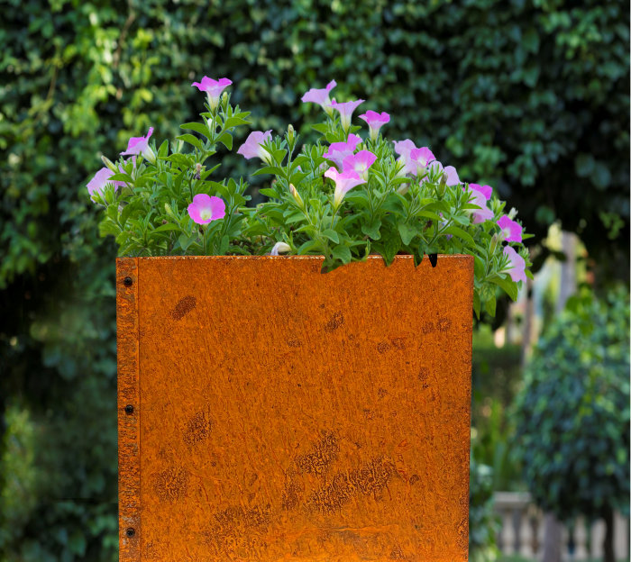 Højbed rust 40 x 40 x 40 cm